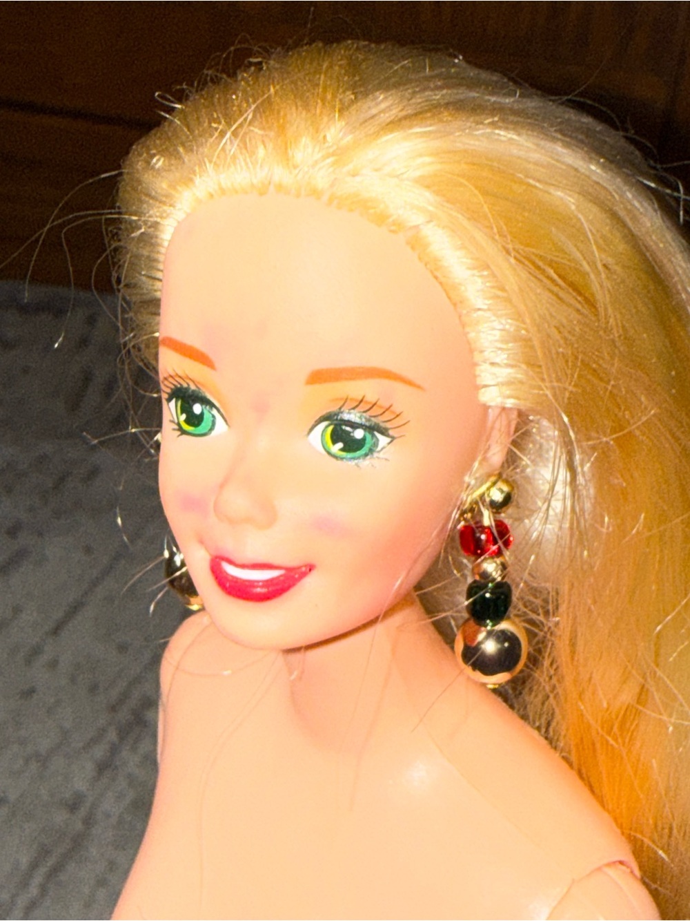 Barbie 1994 Holiday Dressed Doll -Bendable Knees- Nude